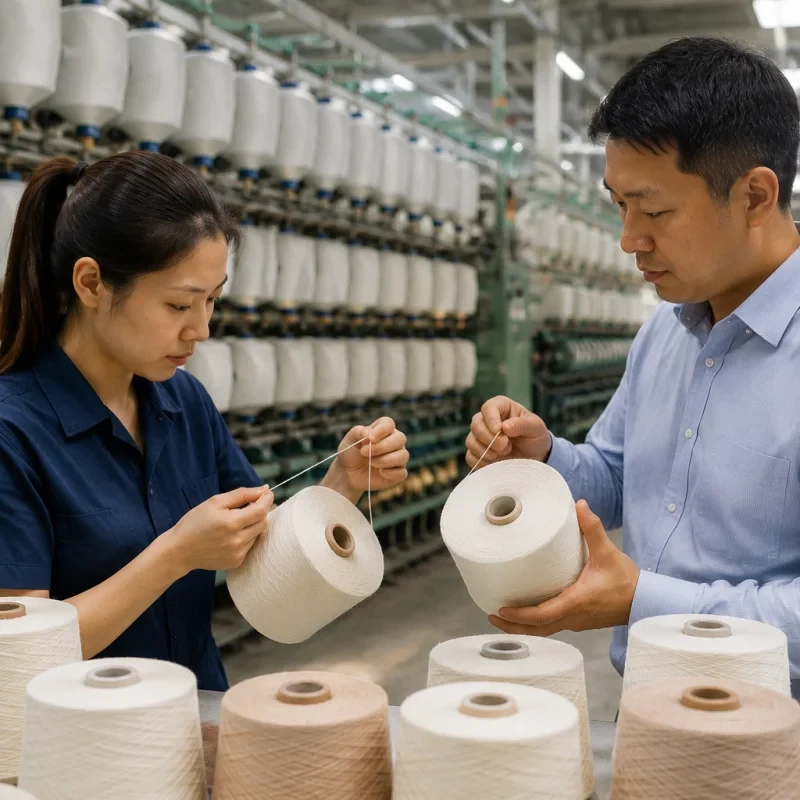 Guide régénéré de sélection des fournisseurs de fil pour la production textile