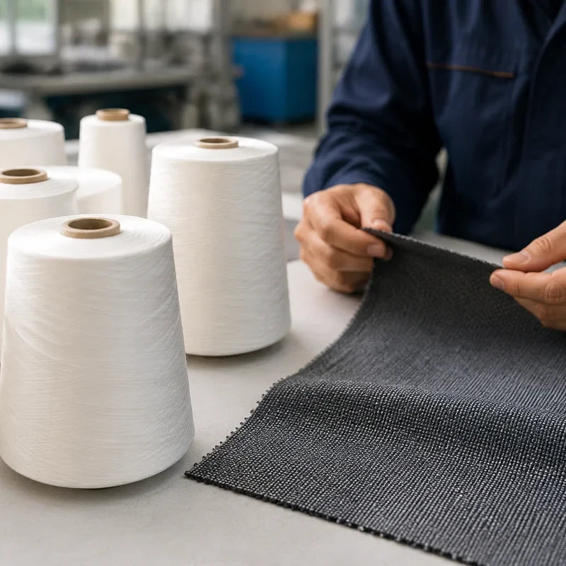 Avantages du filé de polyester pour les tissus industriels